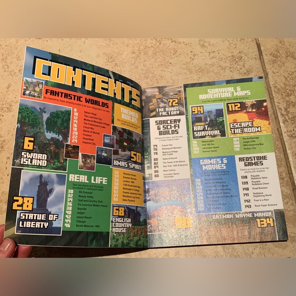 Minecraft: Mega Builds Paperback Book - Picture 6 of 7
